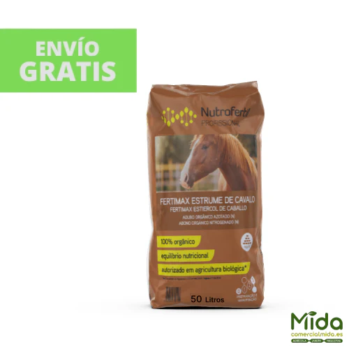 Abono Orgánico de Estiércol de Caballo Fertimax 50L