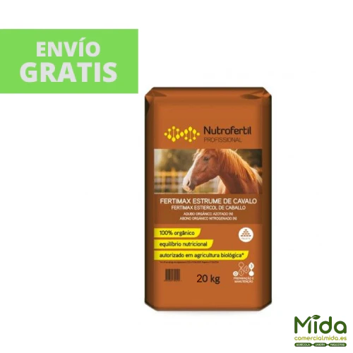 Abono Orgánico de Estiércol de Caballo Fertimax Pellet