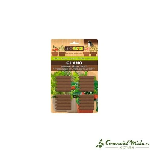 Abono Orgánico FLOWER Clavos de Guano 20 Uds