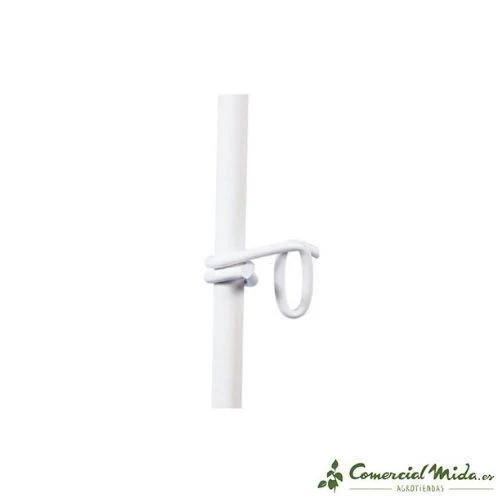 Aislador Cola de Cerdo para Cinta Poste de Fibra de Vidrio Ø 19mm