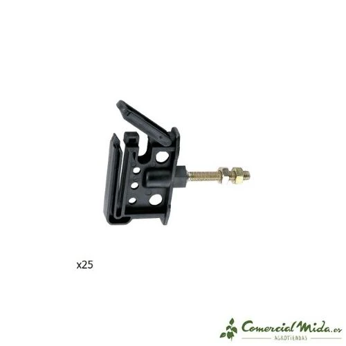 Aislador para Hilo/Cinta 40 mm para Poste de Metal