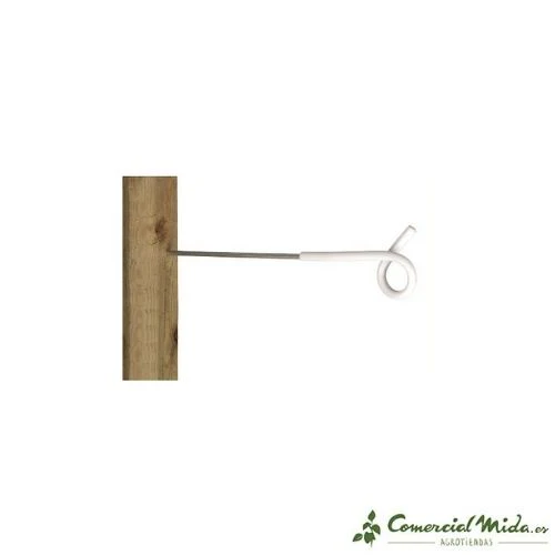 Aislador para Hilo Cola de Cerdo para Poste de Madera - Image 2