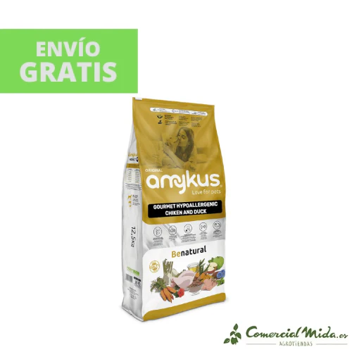 Amykus Gourmet Hypoallergenic G. Free Chicken&Duck Pienso de Pato Sin Cereales para Perros - Image 2