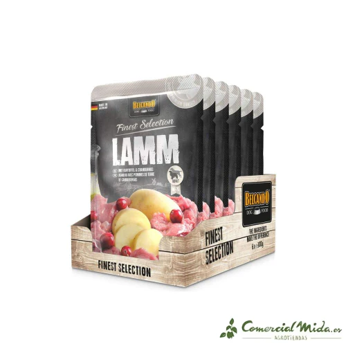 BELCANDO LAMM Cordero, Patatas y Arándanos Alimento Húmedo Perros - Image 2