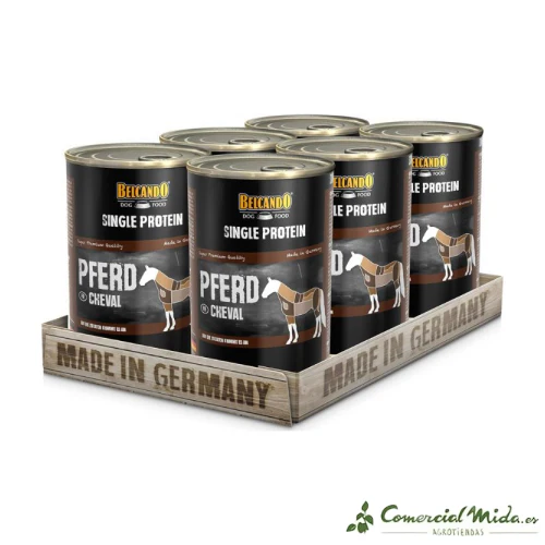 BELCANDO Single Protein Caballo Complemento para Perros - Image 2