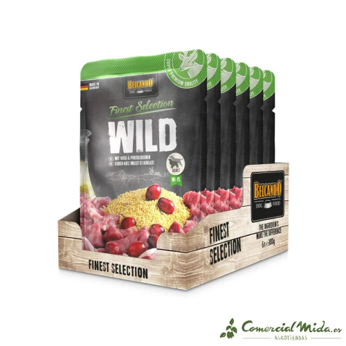 BELCANDO WILD Venado, Arándanos y Mijo Alimento Húmedo Perros - Image 2