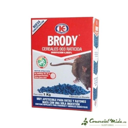 BRODY CEREALES, Raticida en Grano (Brodifacoum) - Image 5