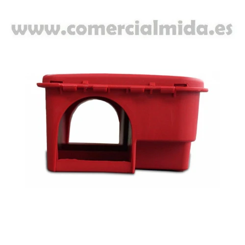 Caja Portacebos P.K. 080 R para raticidas Color Rojo - Image 5