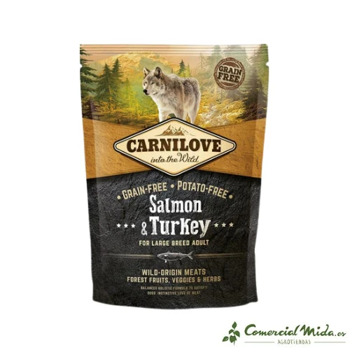 CARNILOVE CANINE ADULT LARGE SALMON PAVO - Image 2