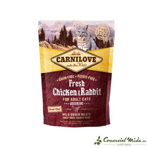 Carnilove Feline Adult Fresh Pollo Conejo