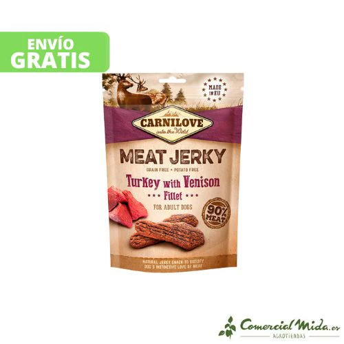 Carnilove Jerky Filetes Pavo y Venado