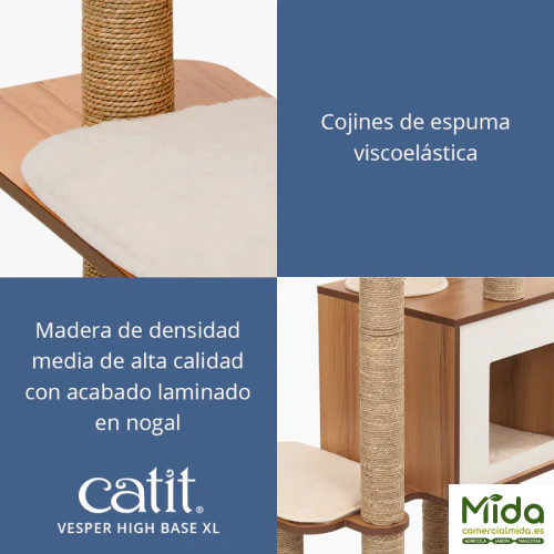 Catit Vesper Hight Base XL Mueble Rascador - Image 3