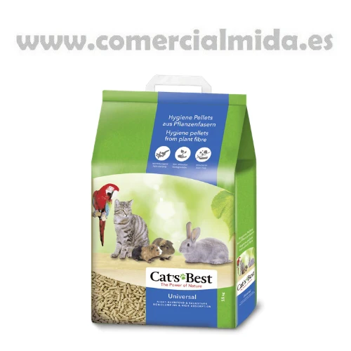 Cat's Best Universal, lecho absorbente biodegradable para mascotas - Image 4