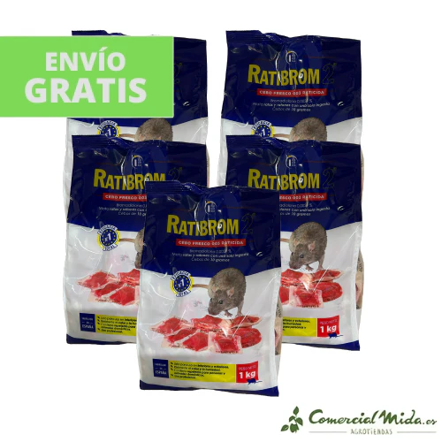 Cebo fresco RATIBROM 2 Raticida contra ratas y ratones - Image 17