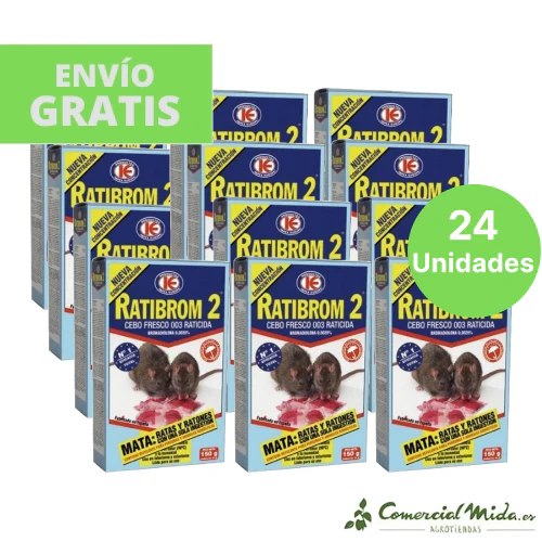 Cebo fresco RATIBROM 2 Raticida contra ratas y ratones - Image 20