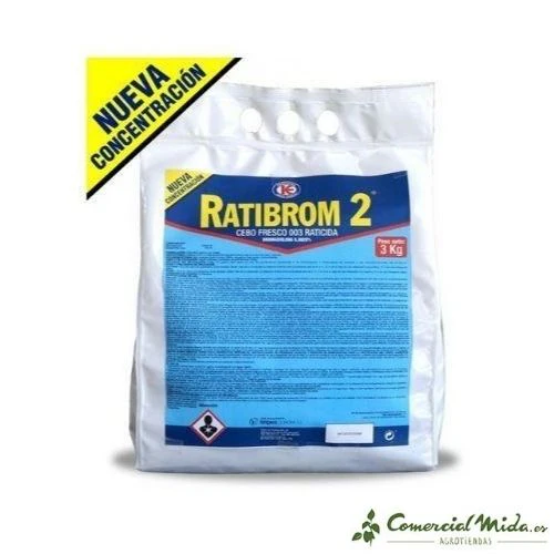 Cebo fresco RATIBROM 2 Raticida contra ratas y ratones - Image 3