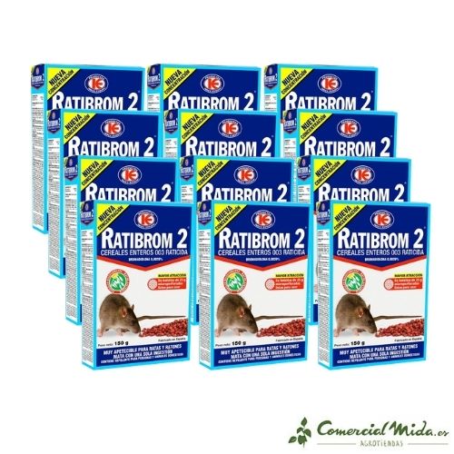 Cebo en cereales RATIBROM 2 contra ratas y ratones - Image 3