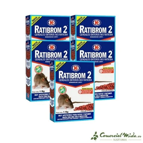 Cebo en cereales RATIBROM 2 contra ratas y ratones - Image 6