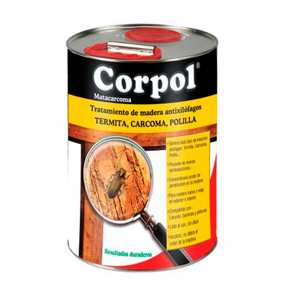 CORPOL Matacarcoma tratamiento para madera anti carcoma, termita y polilla - Image 2