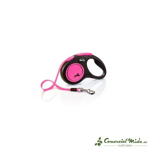 Correa FLEXI New Neon Cinta Reflectante para Perros - Image 4