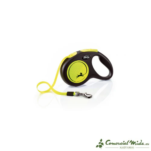 Correa FLEXI New Neon Cinta Reflectante para Perros - Image 7