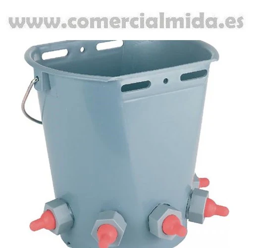 Cubo KERBL tetón 8L para corderos (5 salidas) - Ref: 1520
