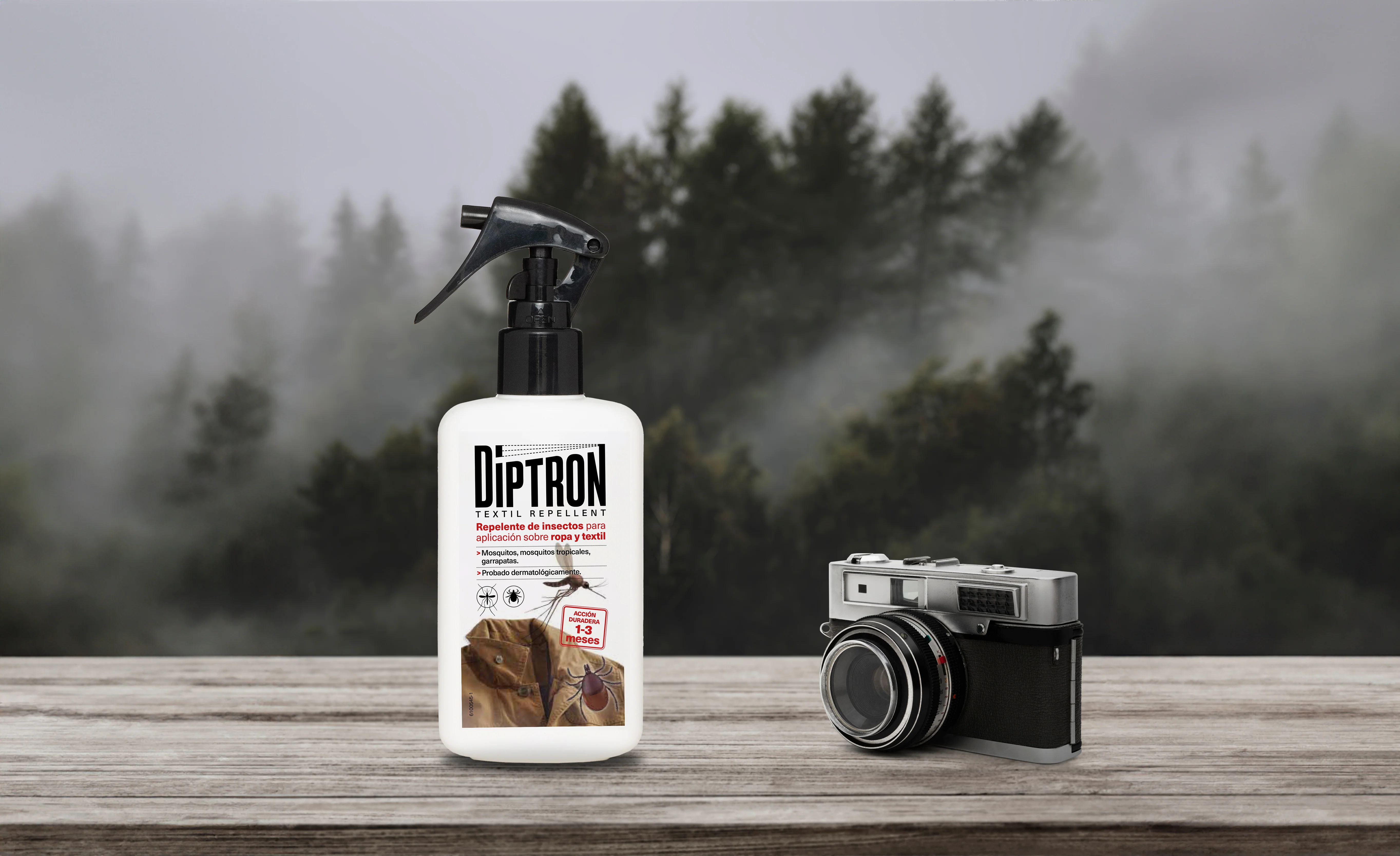 Diptrón Textil Repellent, Repelente de Insectos para Ropa 100ml - Image 3