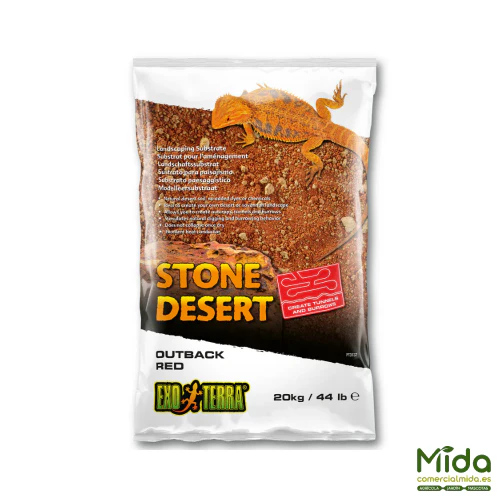 Exo Terra Sustrato de Arena para Paisajismo Outback Red Stone Desert - Image 3