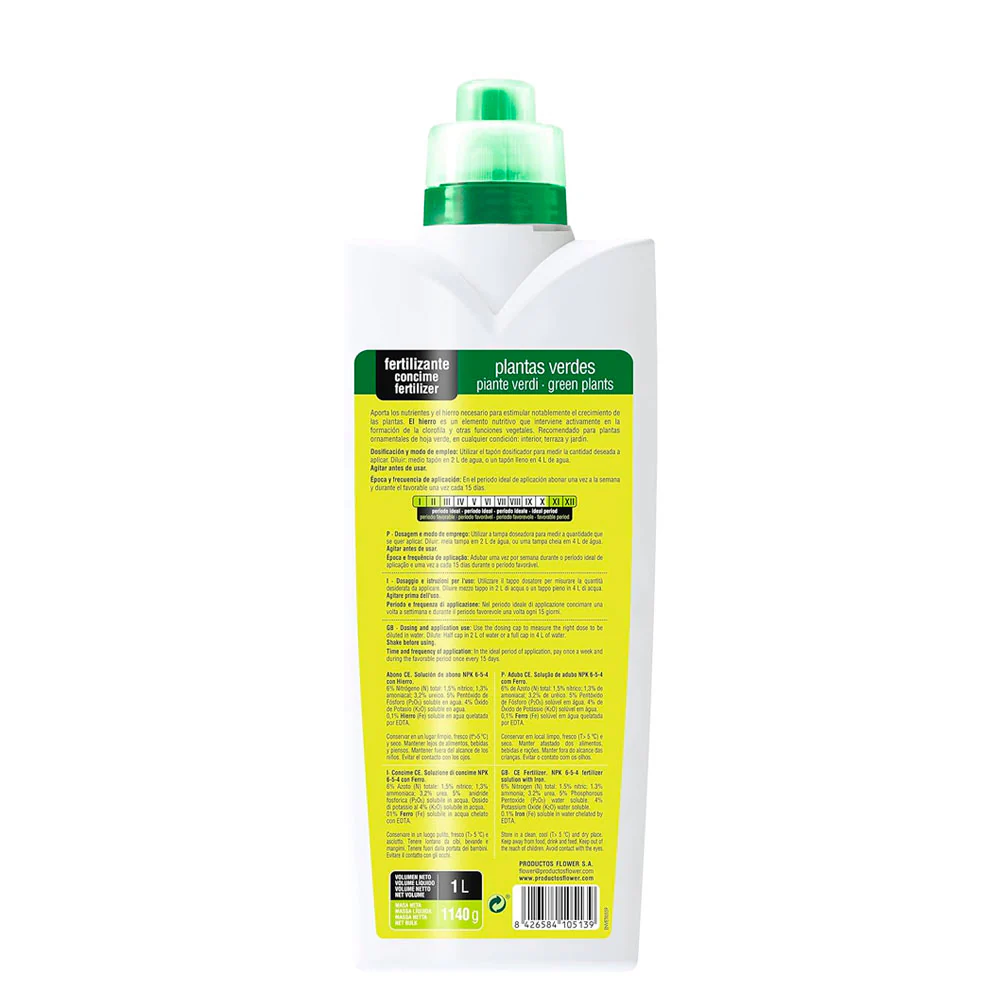 FERTIBERIA Fertilizante Plantas Verdes 1L+30% gratis * - Image 2