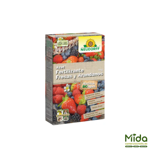 Abono Granulado AZET NEUDORFF FRESAS Y ARÁNDANOS 1kg