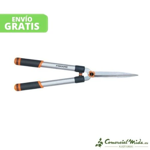 FISKARS Tijera Cortasetos Telescópica