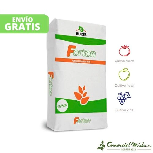 FORTON PELLETS Abono Orgánico NPK 25 kg