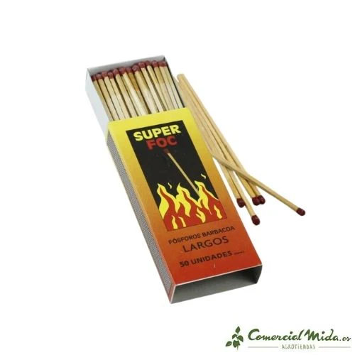 Fósforos de Seguridad SUPERFOC para Encendido de Barbacoas y Fuegos - Image 4