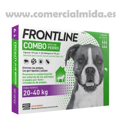FRONTLINE COMBO, Pipetas Antiparasitarias Para Perros Grandes (20 a 40 kg) - Image 3