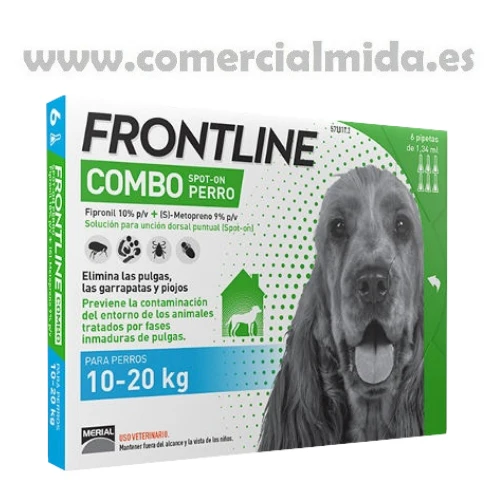 FRONTLINE COMBO, Pipetas Antiparasitarias Para Perros Medianos (10 a 20 kg) - Image 2