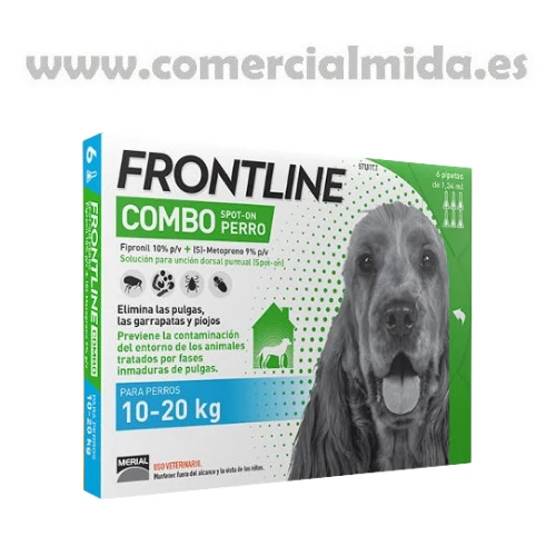 FRONTLINE COMBO, Pipetas Antiparasitarias Para Perros Medianos (10 a 20 kg) - Image 3