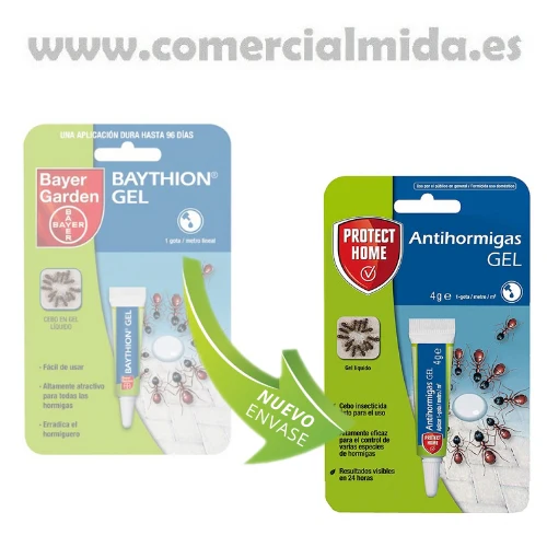 Gel anti hormigas PROTECT HOME (Baythion) 4g para interior y exterior - Image 2
