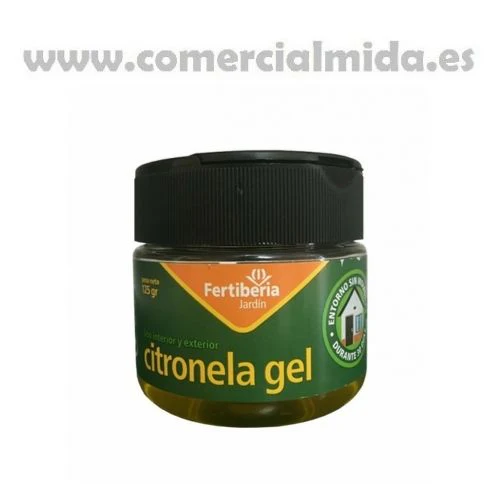 Gel Repelente Citronela FERTIBERIA Anti Mosquitos (Interior y Exterior) - 125g