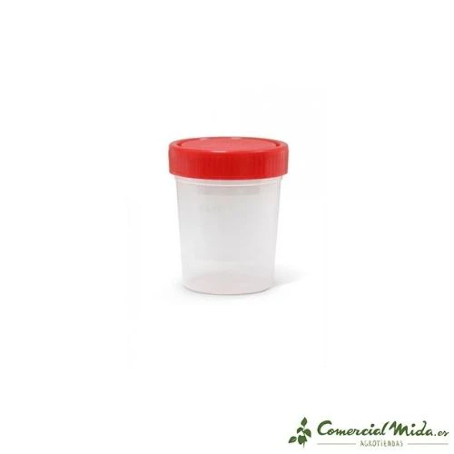 INSPROVET Bote de Polipropileno para Recoger Muestras
