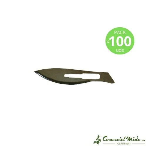 INSPROVET Hojas de Bisturí (Caja 100 Cuchillas)