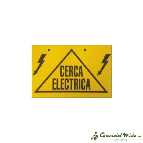 INSPROVET Placa de Señalización Cerca Eléctrica 17 x 11 cm
