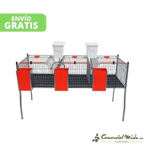 GÓMEZ Y CRESPO Jaula Auria-3 para Cría de Conejos - Image 2