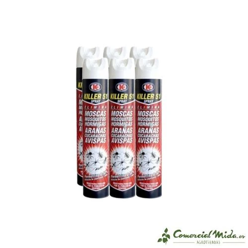 Killer 51 Spray Anti Moscas - 750 ml - Image 2