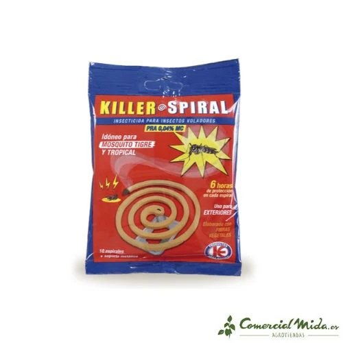 Killer Spiral Bengala Insecticida Anti Mosquitos - 10 espirales