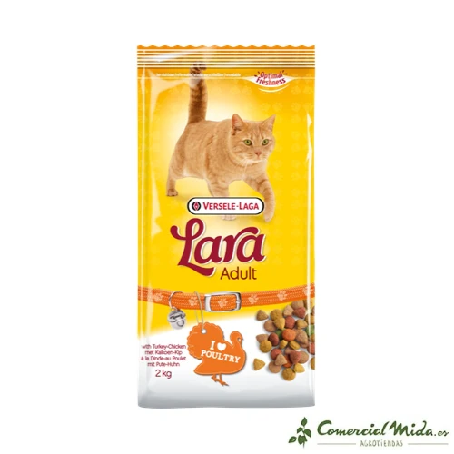 Lara Adult Pienso para Gatos Pollo y Pavo - Image 3