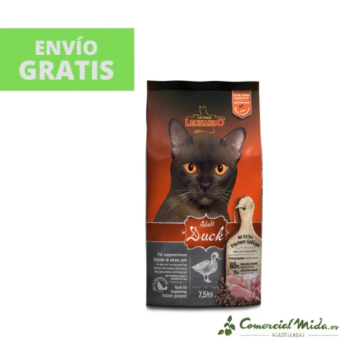 LEONARDO Adult Duck Pienso de Pato para Gatos Adultos - Image 3