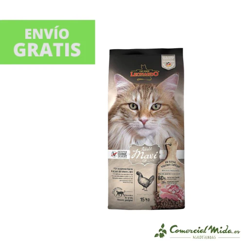 LEONARDO Adult GF Maxi Pienso Sin Cereales para Gatos Adultos de Razas Grandes - Image 4
