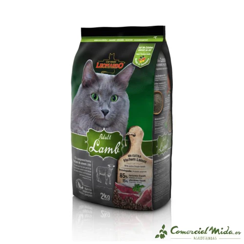 LEONARDO Adult Lamb Pienso de Cordero para Gatos Adultos - Image 2