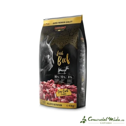 LEONARDO Fresh Beef & Poultry Pienso para Gatos Adultos - Image 3
