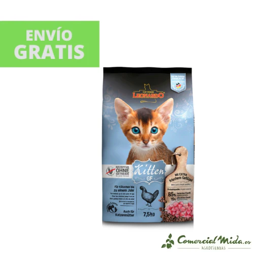 LEONARDO Kitten GF Pienso Sin Creales para Gatitos - Image 3